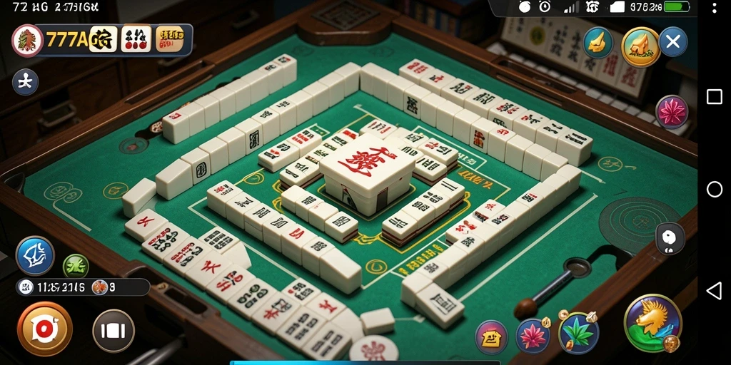 Screenshot gameplay <strong>777AG</strong> menampilkan tantangan Mahjong yang mengasyikkan.