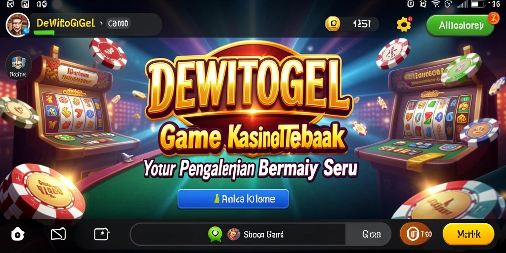 Gameplay seru DEWITOGEL dalam suasana kasino virtual.