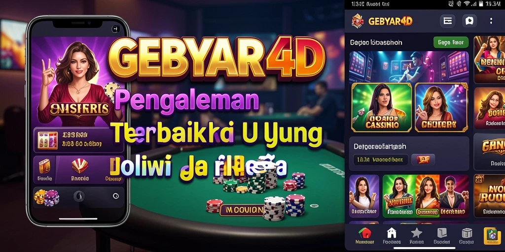 Tampilan gameplay menarik dari GEBYAR4D di kasino langsung.