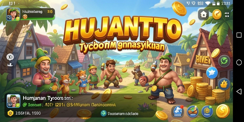 Gameplay HUJANTOTO menunjukkan manajemen bisnis yang menarik.