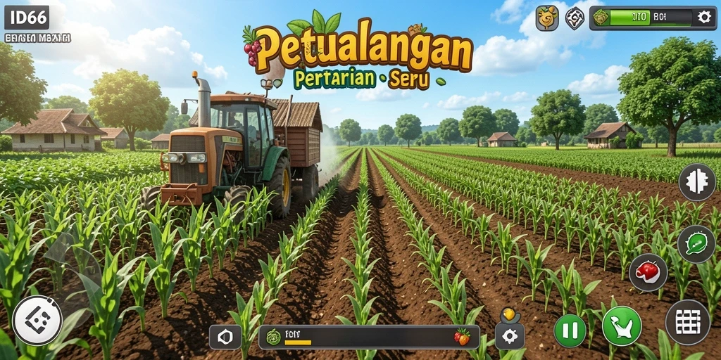 Tampilan gameplay menarik dari ID66 yang penuh warna dan interaktif.