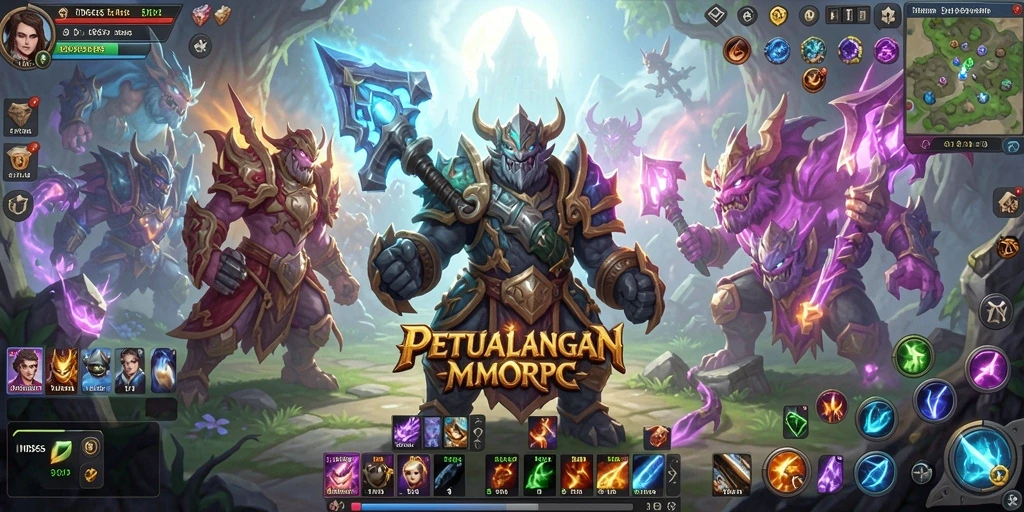 Tampilan gameplay epik dari IND666 yang menampilkan pertarungan seru dan eksplorasi dunia.