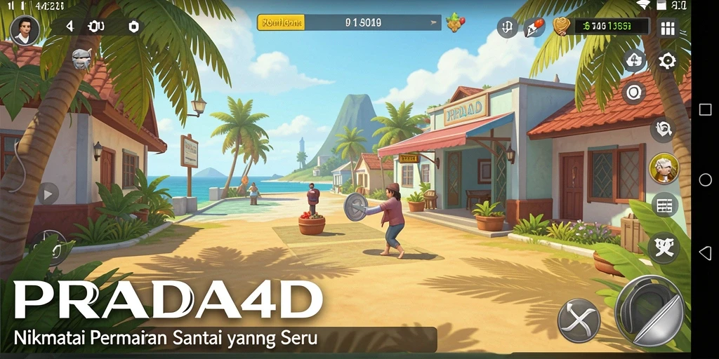 Menampilkan gameplay PRADA4D yang seru dan interaktif.