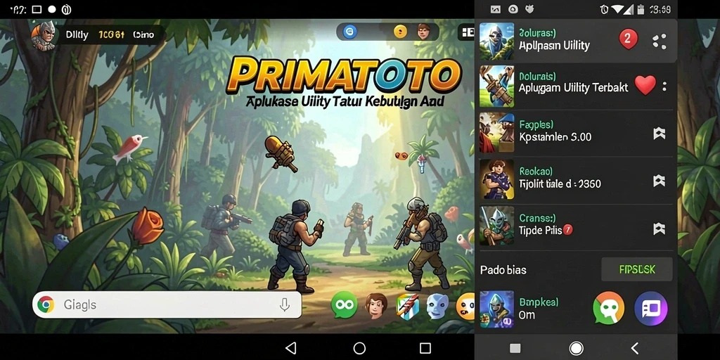 Screenshot utama PRIMATOTO yang menunjukkan antarmuka user-friendly.