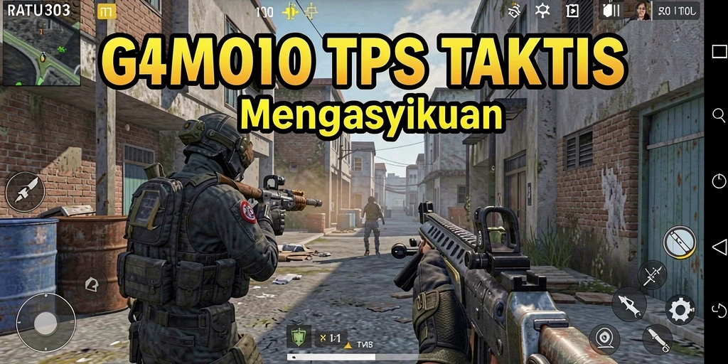 Tangkapan layar utama RATU303 menampilkan aksi pertempuran yang mendebarkan.