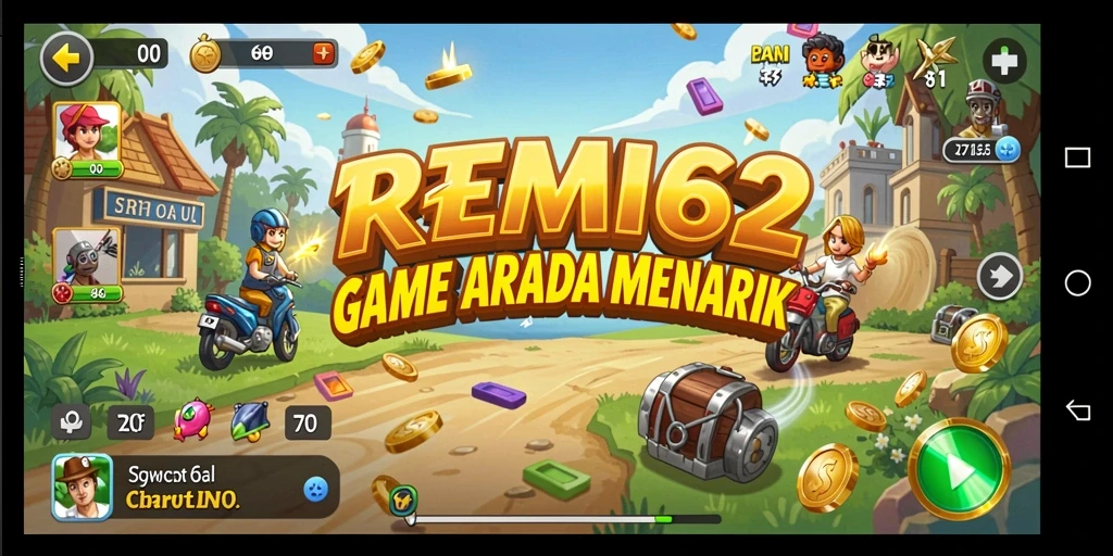 Tampilan gameplay seru dari REMI62 yang menguji keterampilan pemain.