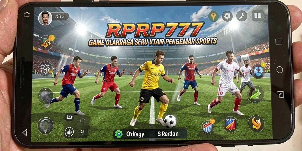 Tampilan gameplay seru dalam permainan olahraga RPRP777.