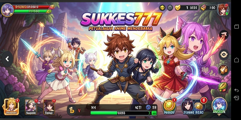 Gameplay seru dengan karakter Anime yang unik.