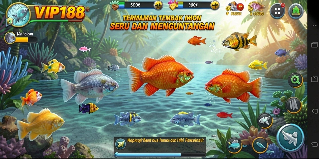 Gameplay seru Tembak Ikan di VIP188.