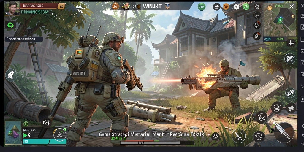 Tampilan seru gameplay WINJKT yang penuh strategi.