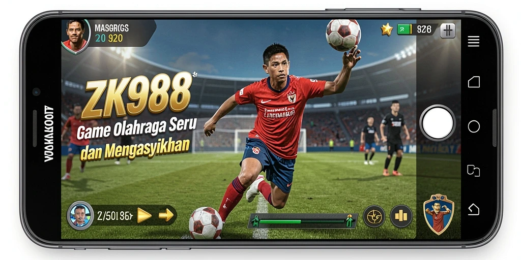 Gameplay ZK988 yang mendebarkan dengan aksi olahraga yang intens.